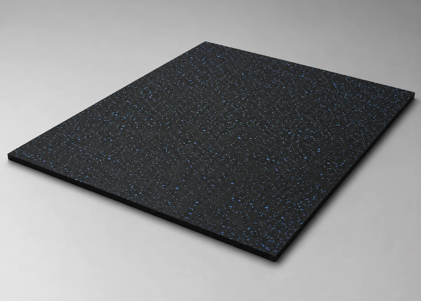 Tapete de hule reciclado EPDM con chispas azules · vista 3