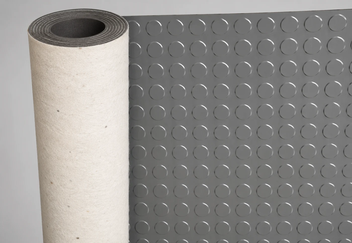 Tapete de PVC con base textil y círculos · vista 2
