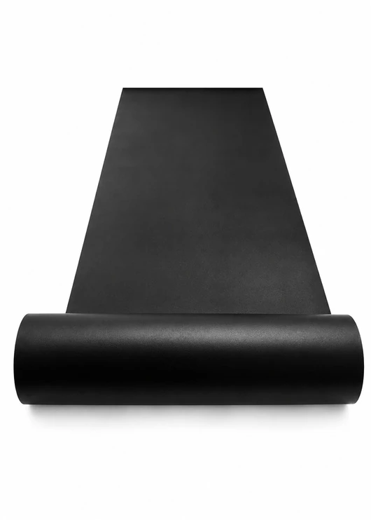 Tapete gimnasio negro en rollo tipo B · vista 2