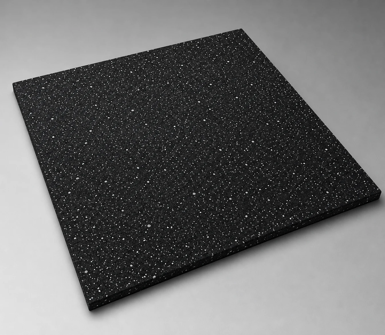 Tapete modular con chispas plateadas